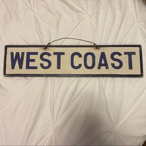 brandy melville wooden sign